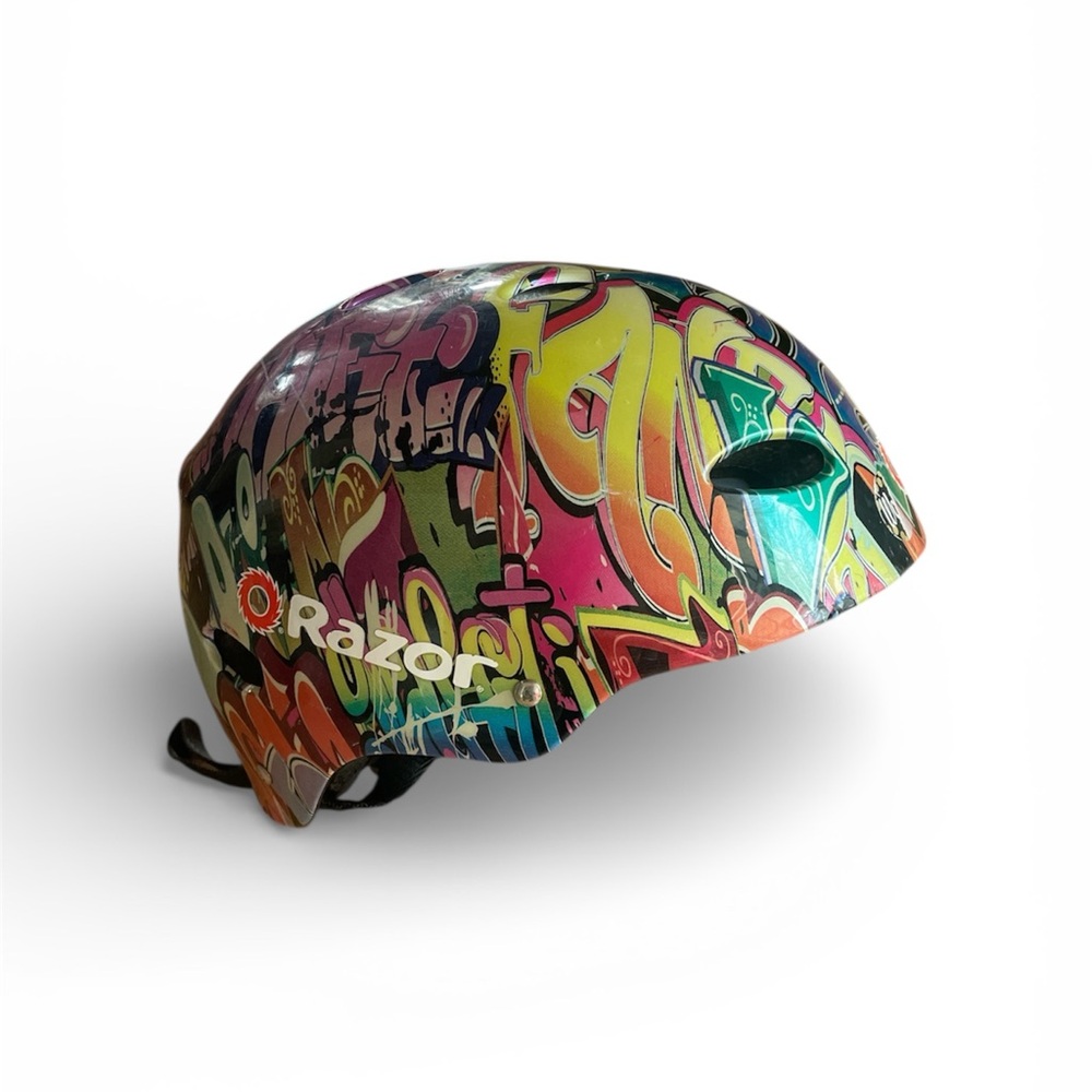 Razor Multicolor Graffiti Helmet